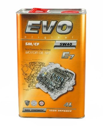 Акция на Моторна олива Evo lubricants Evo E7 5W-40 10л от Y.UA