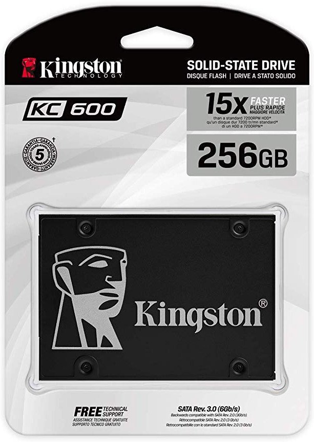 Акція на Kingston KC600 256 Gb (SKC600/256G) від Stylus