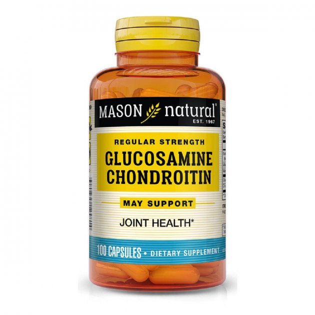 Акція на Mason Natural Glucosamine Chondroitin Regular Strength Глюкозамин и Хондроитин 100 капсул від Stylus