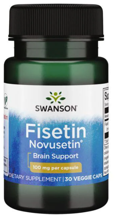 Акція на Swanson Fisetin Novusetin 100mg Фисетин Новусетин 30 капсул від Stylus