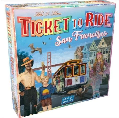 Акция на Настольная игра Days of Wonder Билет на поезд: Сан-Франциско (Ticket to Ride: San Francisco) от Stylus