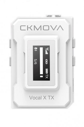 Акція на Микрофон беспроводной Ckmova Vocal X Txw (Белый) від Stylus