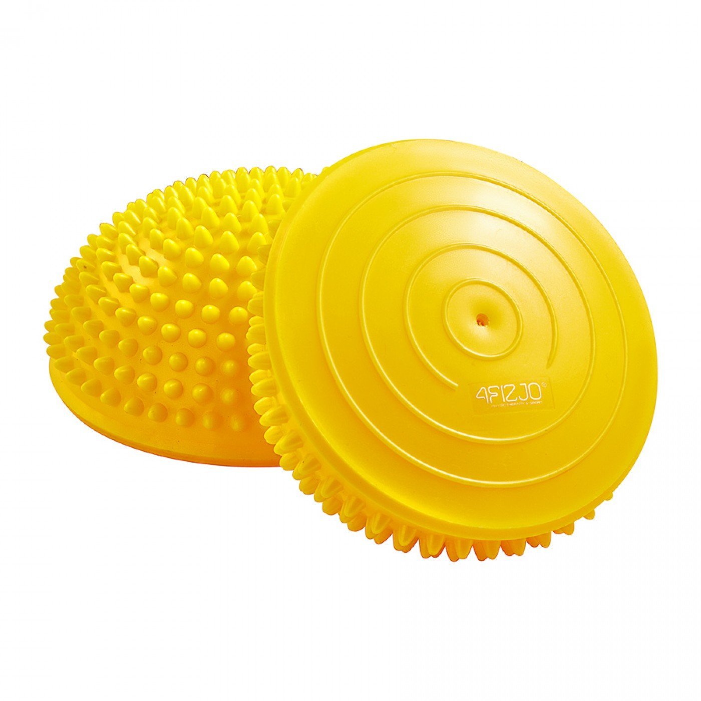 Акція на Массажная полусфера для стоп 4FIZJO Balance Pad диаметр 16 см желтая (4FJ0110) від Stylus