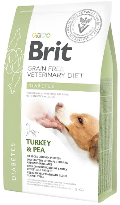 Акція на Сухой корм Brit Gf Veterinary Diet Dog Diabetes для собак при сахарном диабете с индейкой и горохом 2 кг (8595602528110) від Stylus