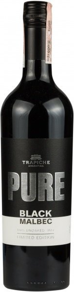 Акция на Вино Trapiche Pure Malbec Black красное сухое 0.75л (VTS3701540) от Stylus