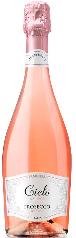 Акція на Игристое вино Cielo Prosecco Rosé Spumante Extra Dry Doc розовое 0.75 л (WHS8008900001976) від Stylus