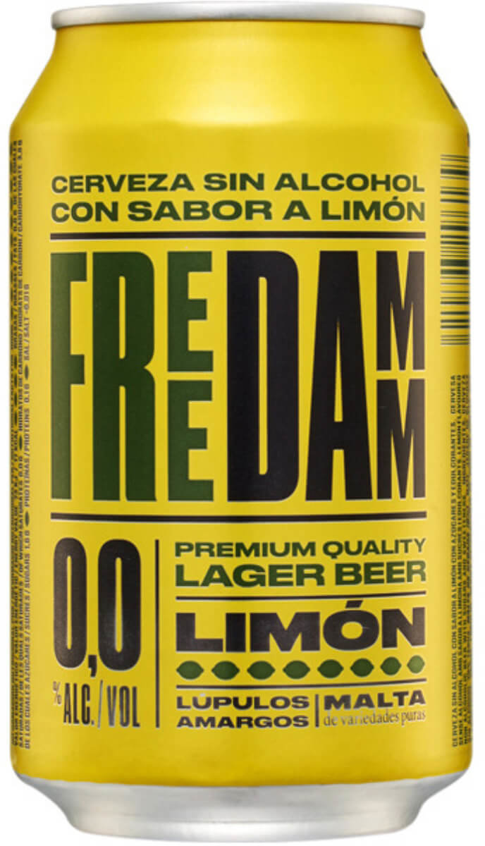 Акція на Упаковка безалкогольного пива Free Damm Lemon, світле фільтроване, 0% 0.33л x 24 банки (EUR8410793296139) від Y.UA