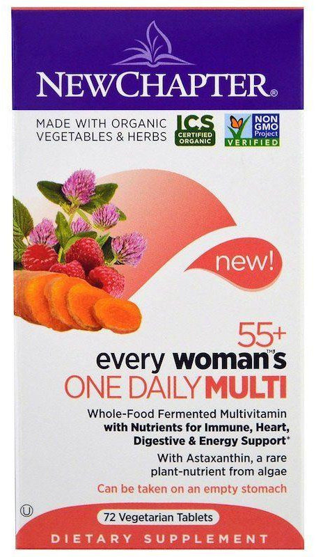 New Chapter 55+ Every Woman's One Daily Multi 72 Veggie Tabs Мультивитамины для женщин 55+
New Chapter 55+ Every Woman's One Daily Multi 72 Veggie Tabs Мультивитамины для женщин 55+