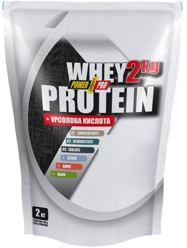 Акция на Power Pro Whey Protein 2000 g / 50 servings / Полуниця з вершками от Y.UA