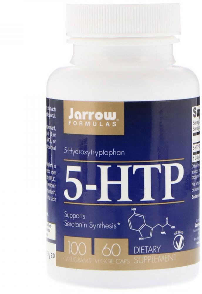 Акція на Jarrow Formulas 5-HTP 100 mg 60 Veggie Caps 5-гидрокси L-триптофан від Stylus