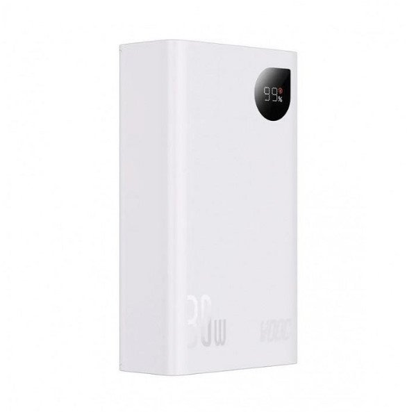 Акція на Baseus Power Bank 20000mAh Adaman 2 Metal Digital Display 30W White (PPAD050002) від Y.UA