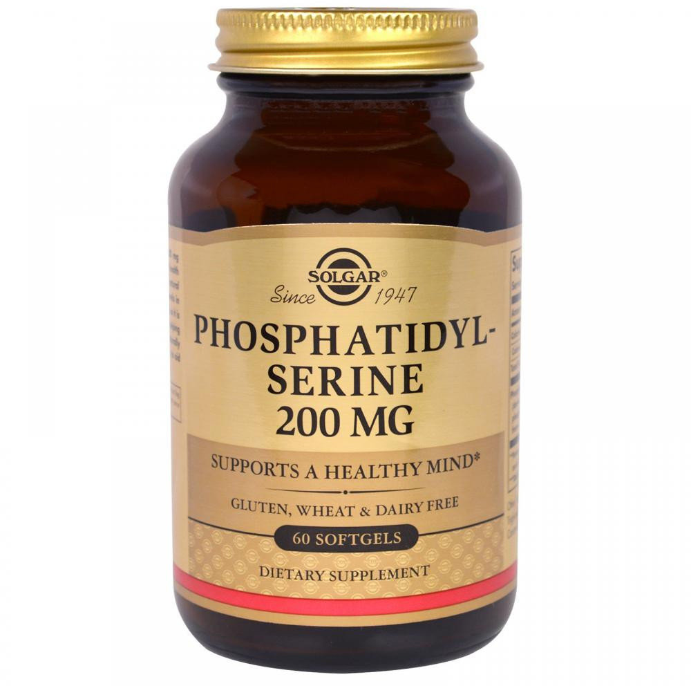 Акция на Solgar Phosphatidylserine 200 mg 60 caps Фосфатидилсерин от Stylus