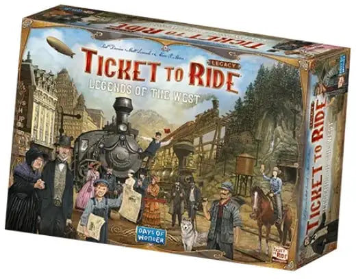 Акція на Настольная игра Lord of Boards Ticket to Ride: Legends of the West Билет на поезд: Легенды Запода, Англ. від Stylus