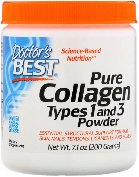 Акція на Doctor's Best, Pure Collagen, Types 1 and 3 Powder, 7.1 oz (200 g) (DRB-00203) від Stylus