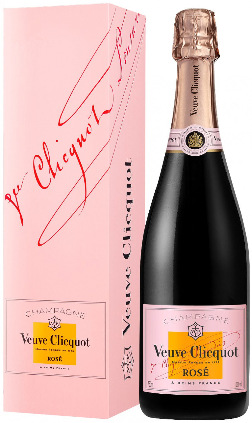 Акція на Шампанское Veuve Clicquot Ponsardin «Rose» (сухое, розовое), with gift box, 0.75 л від Stylus