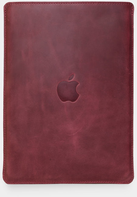 Акція на Incarne Vertical cover Logo Free Port Plus Bordo for MacBook Pro 13" M2 I M1 від Stylus