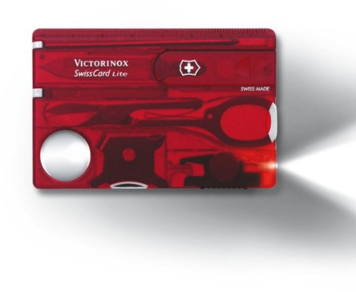 Акція на Victorinox Swisscard Lite/12 функций/красный прозрачный (0.7300.TB1) від Stylus