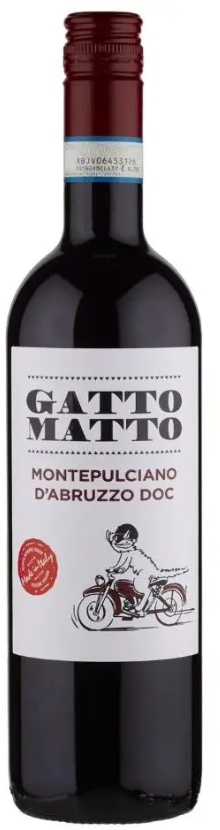 Акція на Вино Gatto Matto Montepulciano d`Abruzzo красное сухое 12.5 % 0.75 л (VTS2903770) від Stylus