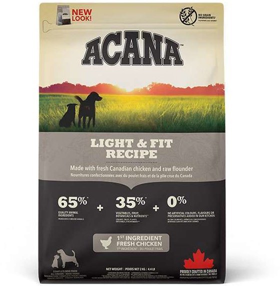 Акція на Сухой корм Acana Light&Fit Recipe мясом цыплят для взрослых собак с избыточным весом 2 кг (a51220) від Stylus