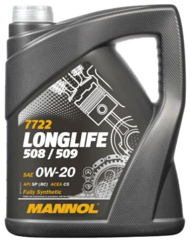 Акция на Моторное масло Mannol 7722 O.E.M. Longlife 508/509 0W-20,5л (MN7722-5) от Stylus