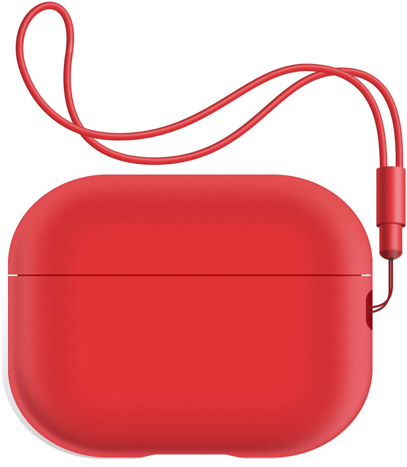 Акция на Чехол ArmorStandart Silicone Case with straps Red (ARM68614) for Apple Airpods Pro 2 от Stylus