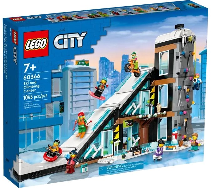 Акція на Конструктор Lego City Гірськолижний та скелелазний центр (60366) від Y.UA