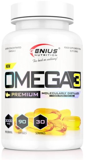 Акція на Genius Nutrition Omega 3 Омега 3 90 капсул від Stylus