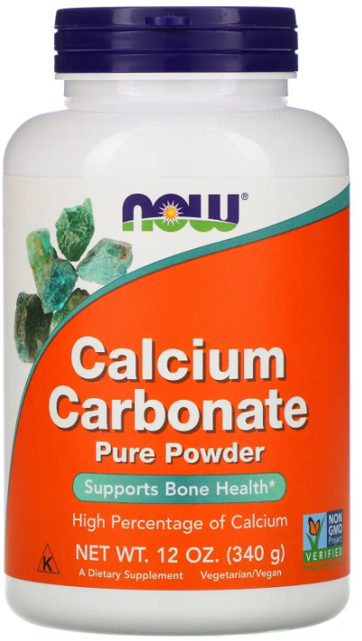 Акція на Now Foods Calcium Carbonate Powder 340 g / 200 servings / Pure від Stylus