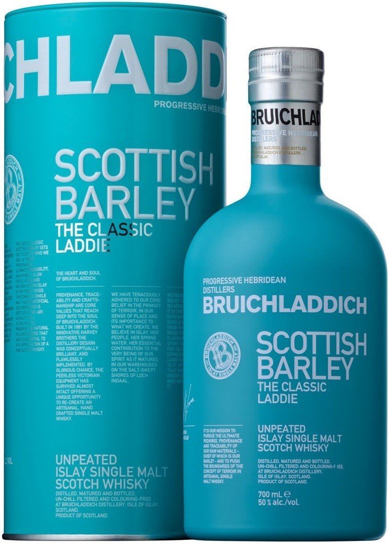 Акція на Виски Bruichladdich «Classic Laddie Scottish Barley» (50%) 0.7 л (BDA1WS-WBC070-002) від Stylus