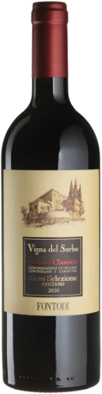 Акція на Вино Fontodi Vigna del Sorbo Chianti Classico 2020 красное сухое 14.5 % 0.75 л (BWT1797) від Stylus