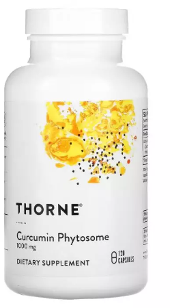 Акція на Thorne Research Curcumin Phytosome Фитосомы Куркумина 1000 мг 120 капсул від Stylus