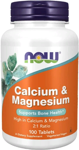 Акція на Now Foods Calcium And Magnesium 500/250 mg Кальций и магний 100 таблеток від Stylus