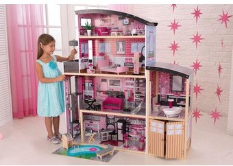 Акція на Ляльковий будиночок KidKraft Sparkle Mansion Dollhouse (65826) від Y.UA