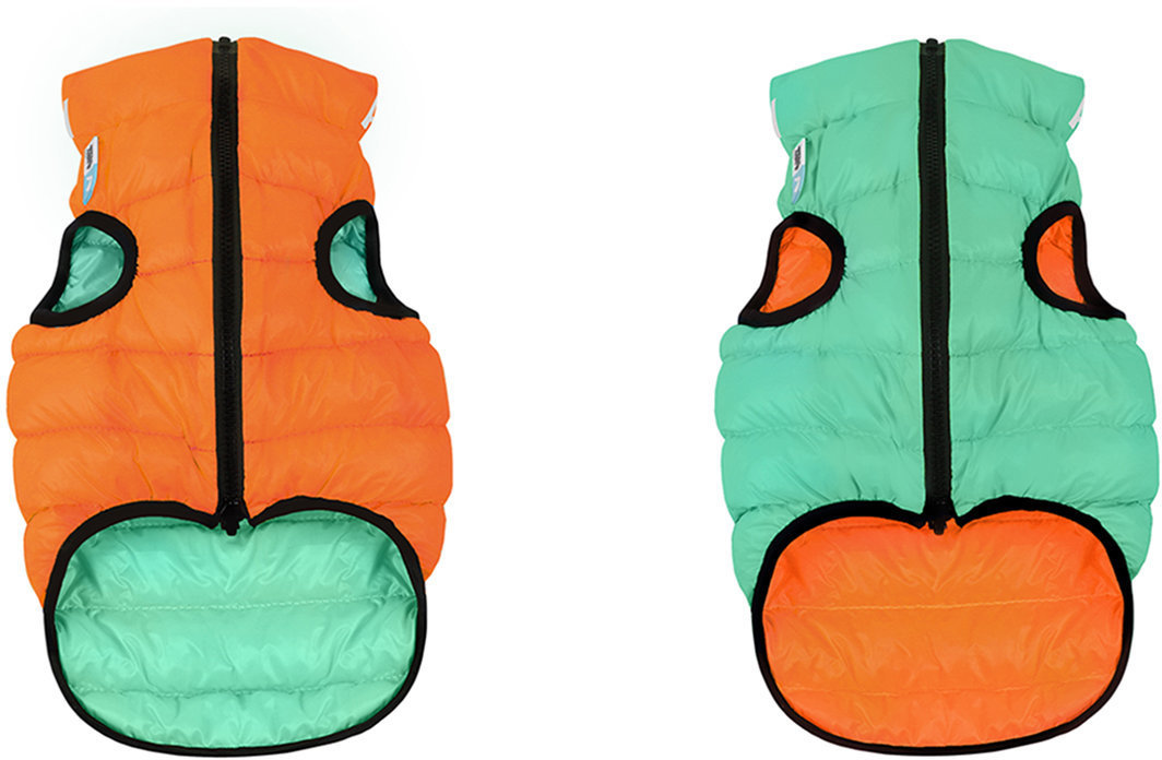 Акція на Курточка для собак AiryVest Lumi двусторонняя, светящаяся, размер Xs 25, салатово-оранжевая (4823089305318) від Stylus