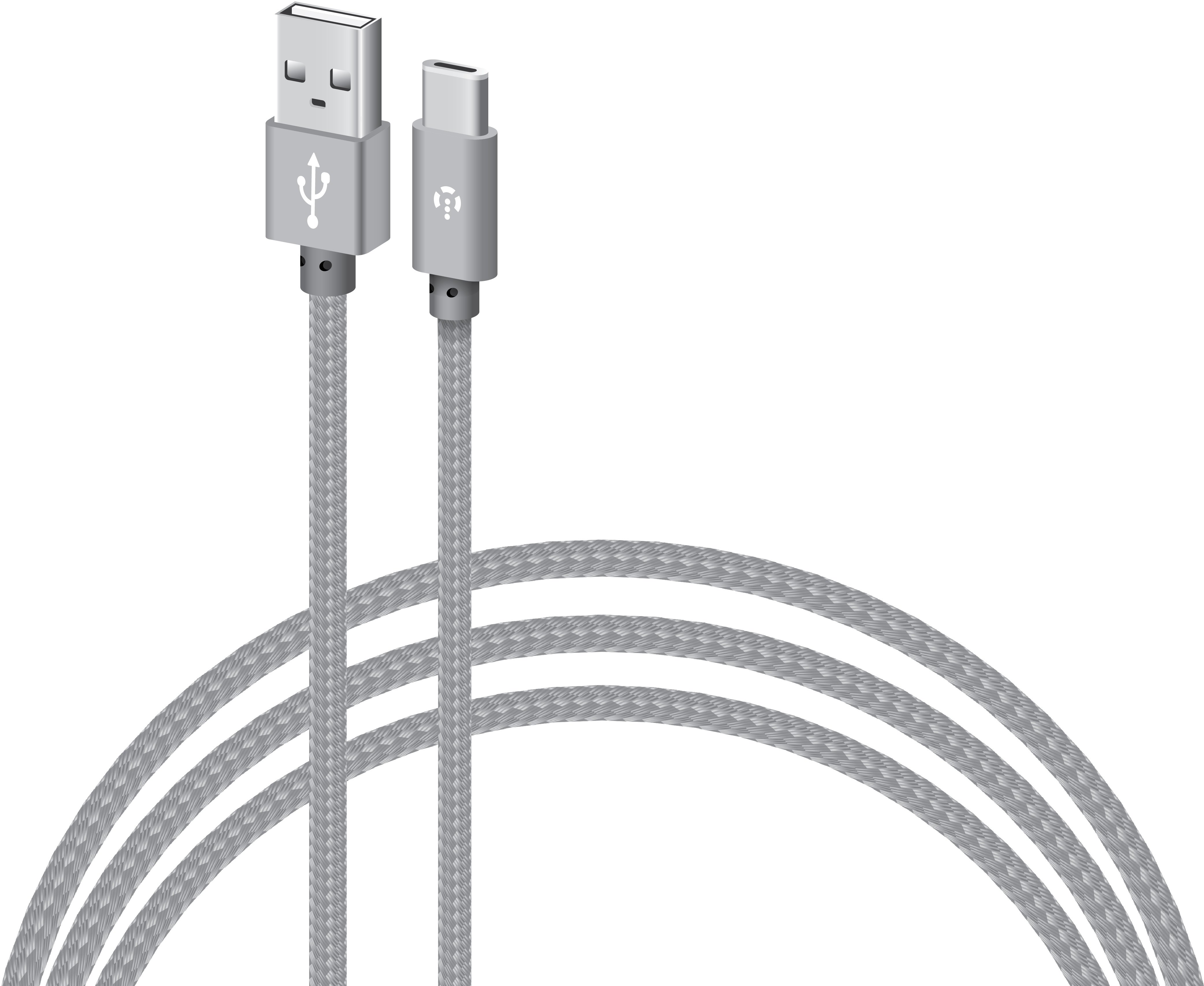 Акція на Intaleo Usb Cable USB-C 2m Grey (CBGNYT2) від Stylus