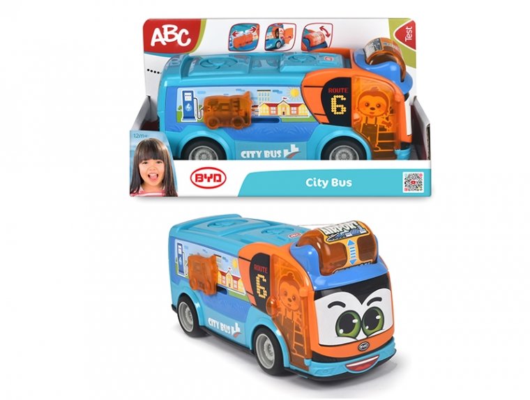 Акція на Городской автобус Dickie Toys АВС "BYD" с открытой дверцей и подвижными деталями від Stylus