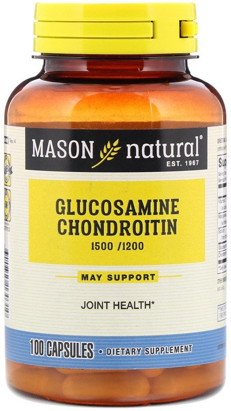 Акція на Mason Natural Glucosamine Chondroitin Глюкозамин Хондроитин 60 капсул від Stylus