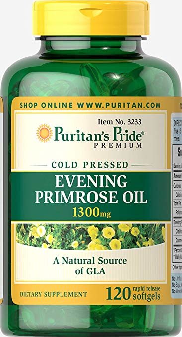 Акція на Puritan's Pride Evening Primrose Oil 1300 Mg With Gla - 120 Softgels від Stylus
