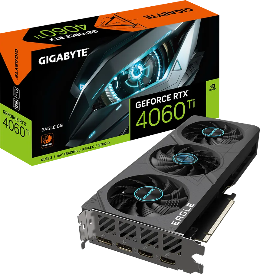 Акція на Gigabyte GeForce Rtx 4060 Ti Eagle 8G (GV-N406TEAGLE-8GD) від Stylus