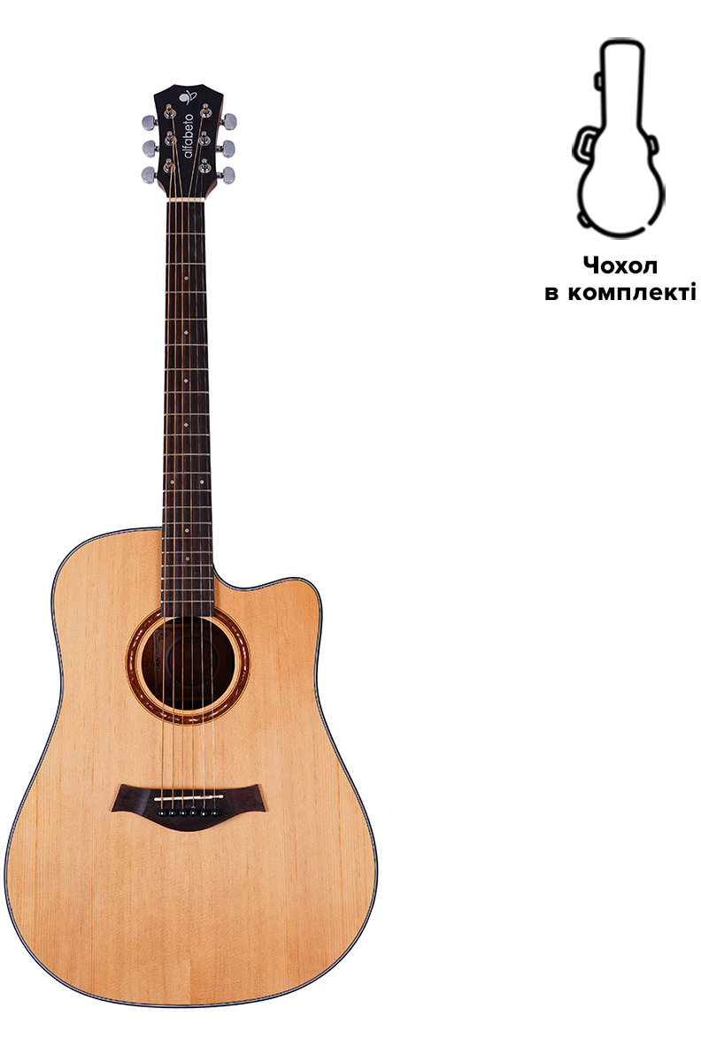 Акция на Акустическая гитара Alfabeto Solid WMS41 (Satin) + чехол от Stylus