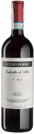 Акція на Вино Guido Porro Dolcetto d'Alba Doc V.Pari красное сухое 0.75 л (BWR3595) від Stylus