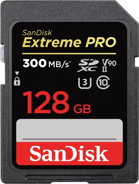 Акція на SanDisk 128GB Sdxc class 10 UHS-II U3 V90 Extreme Pro (SDSDXDK-128G-GN4IN) від Stylus