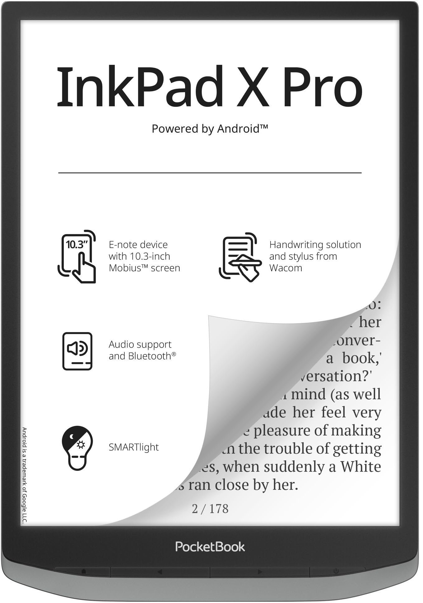 Акція на PocketBook 1040D InkPad X Pro Mist Grey (PB1040D-M-WW) від Y.UA