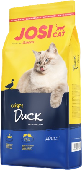 Акція на Сухой корм Josera JosiCat Crispy Duck для котов вкусные гранулы с уткой 10 кг від Stylus