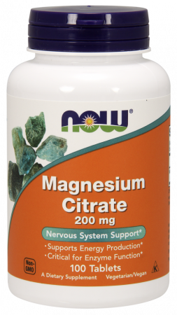 Акція на Now Foods Magnesium Citrate 200 mg 100 Tablets (NF1290) від Stylus
