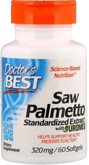 Акція на Doctor's Best, Saw Palmetto, Standardized Extract with Euromed, 320 mg, 60 Softgels (DRB-00082) від Stylus