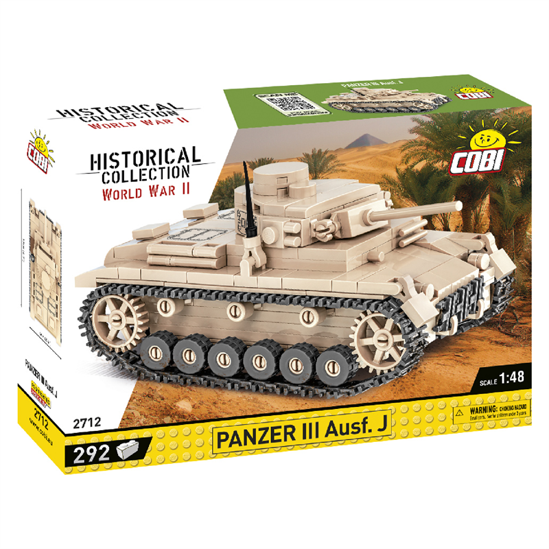 Акція на Конструктор Cobi Друга Світова Війна Танк Panzer III, 292 деталі від Y.UA