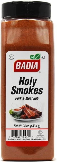 Акція на Приправа Badia с ароматом копченого дыма к свинине и говядине 680.4 г (033844005320) від Stylus