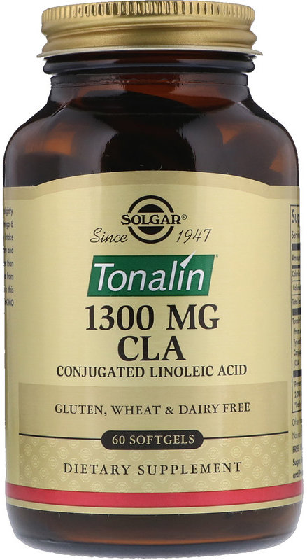 Акція на Solgar Tonalin Cla 1300 mg, 60 Softgels Тоналін КЛК від Y.UA