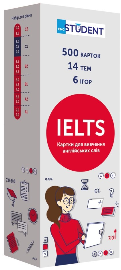 Акция на IELTS. Картки для вивчення англійських слів от Y.UA